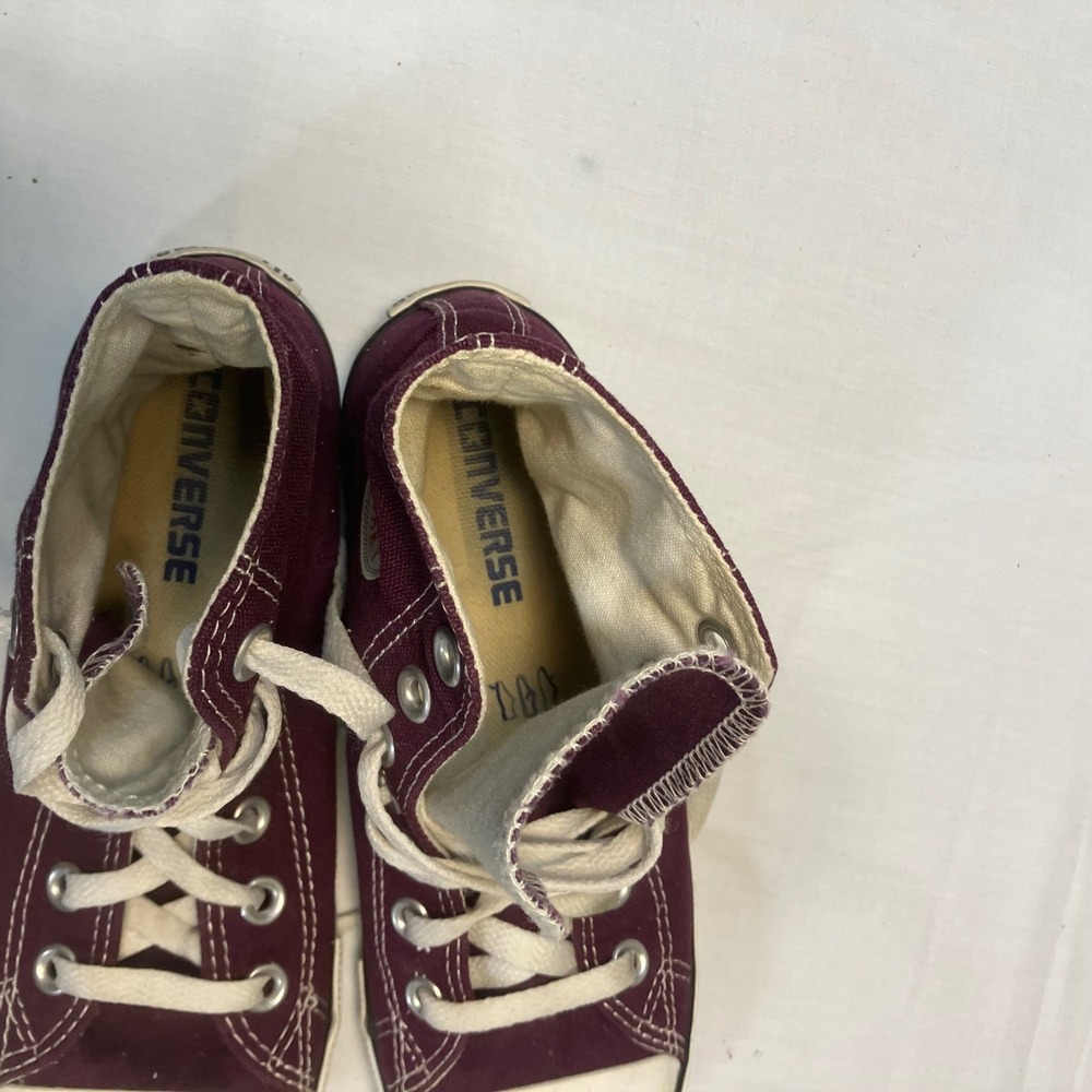 Converse Chuck Taylor All Star High Top‎ Purple Canvas Sneakers Mens 4 Womens 6 - Picture 6 of 8
